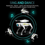 Teeggi Electric RC Intelligent Robot Dog Multifunction RC Mechanical Dog with turret Educational Toy Bionic Smart Robot Toy Gift