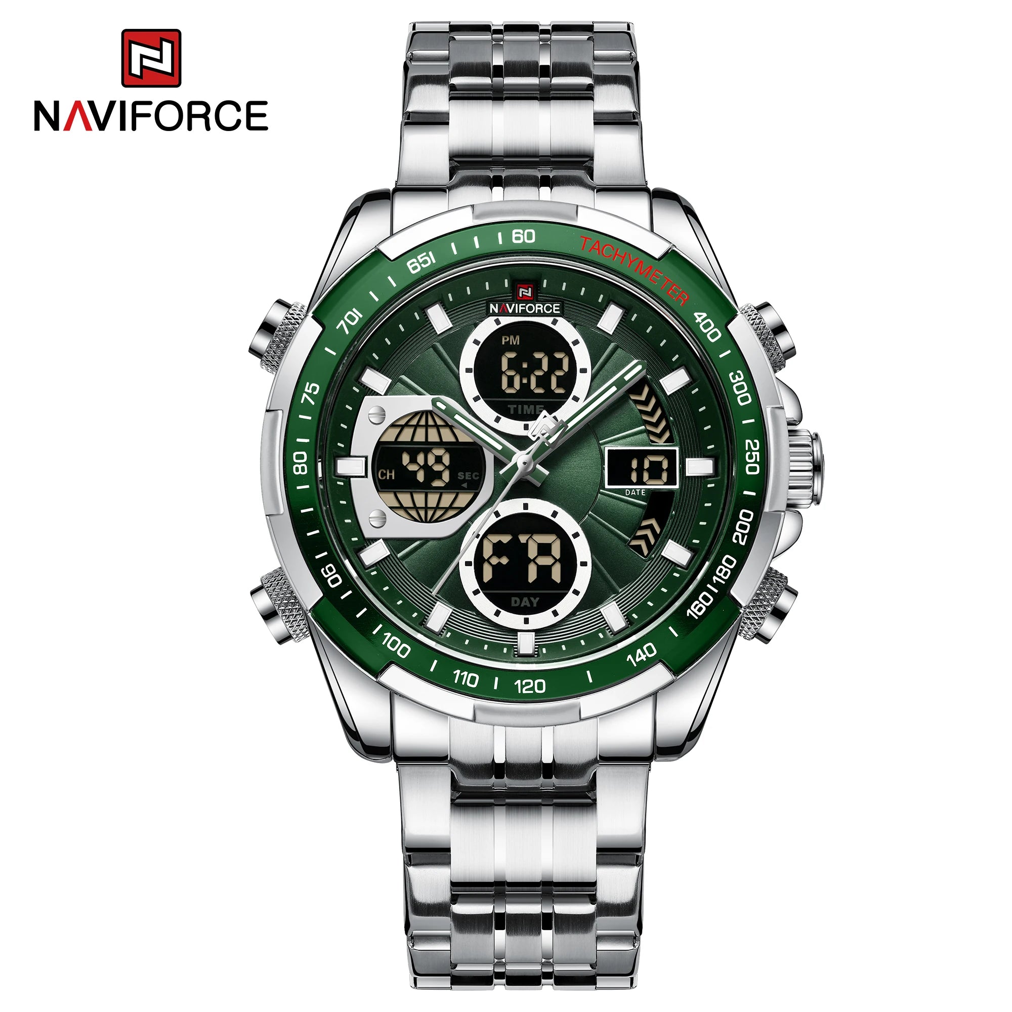 NAVIFORCE Fashion Military Watches for Men Luxury Original Sports Chronograph Watch Waterproof Quartz Clock Digital WristWatch