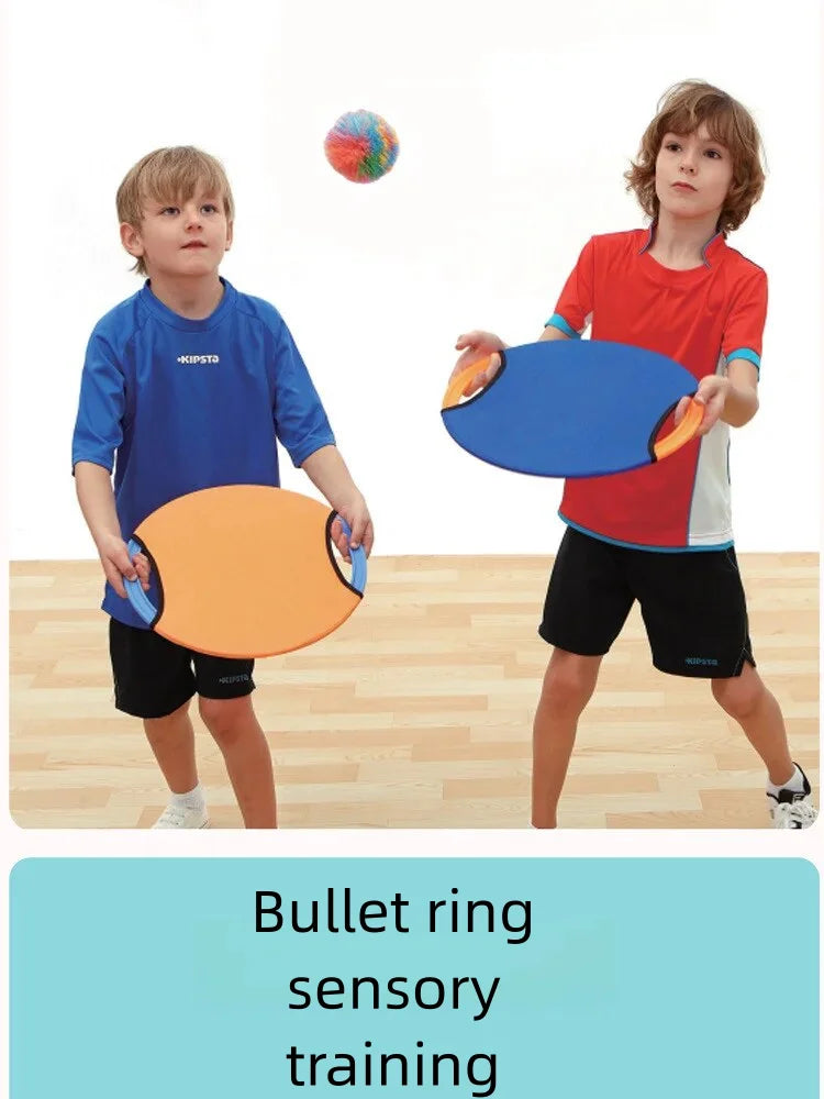 Outdoor Ball-catching Toys for Children Adults, Interactive and Cooperative Games, Elastic Disc Sports Toys Parent-child Parties