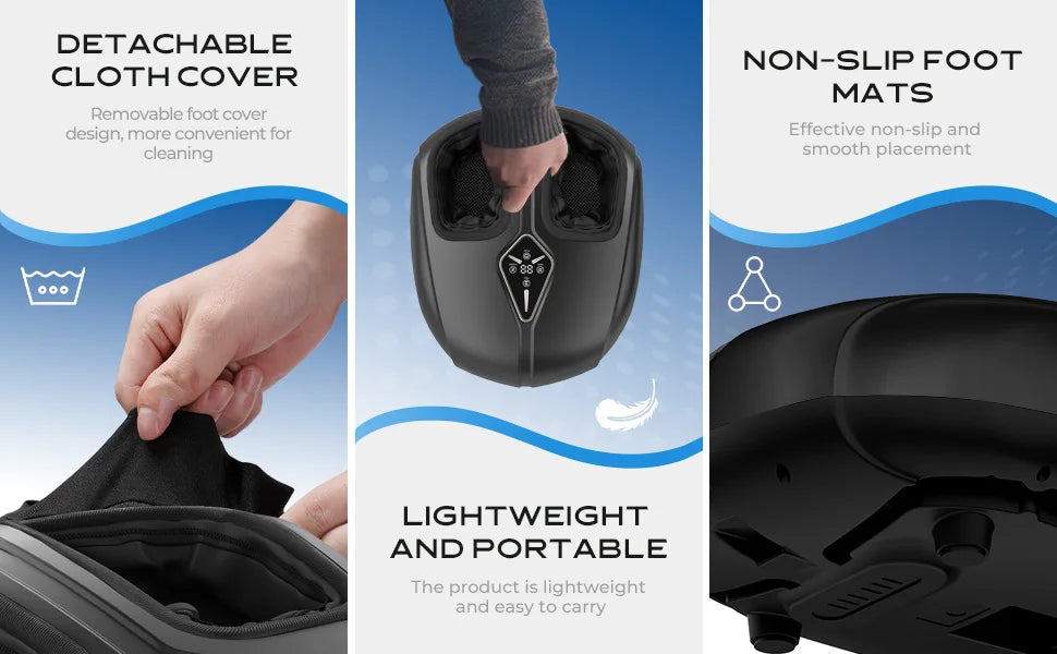 Premium Electric Shiatsu Foot Massager with Heat & Compression – UAE