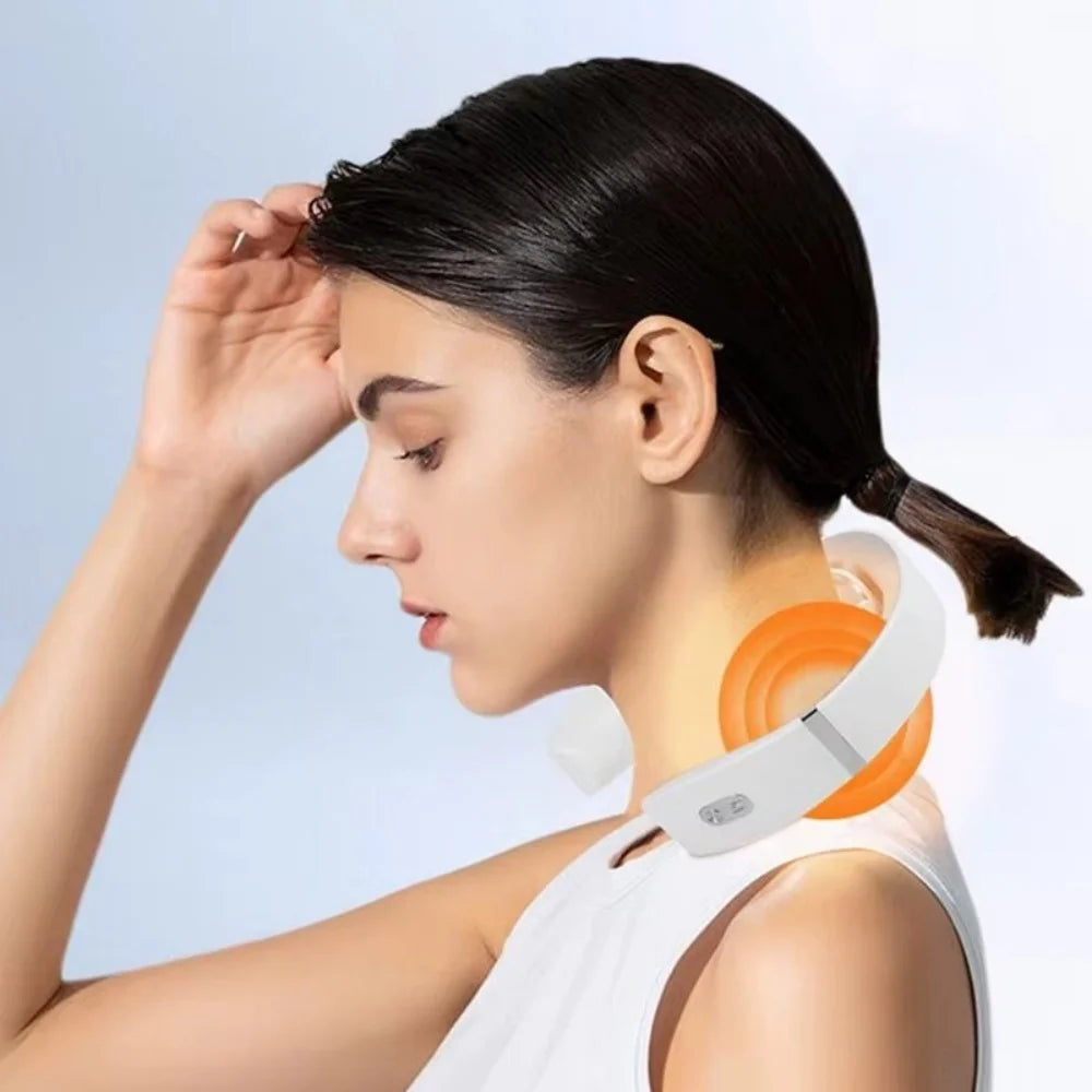 Portable Neck Massager with Heat & Deep Relax Mode