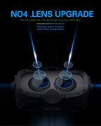 Shinecon Virtual Reality VR Glasses 3D Headset Viar Device Smart Helmet Lenses Goggle For Mobile Phone Cell Smartphone Headphone