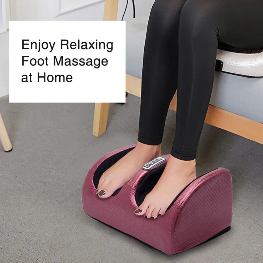 Electric Shiatsu Foot Massager with Heat – Kneading Roller UAE