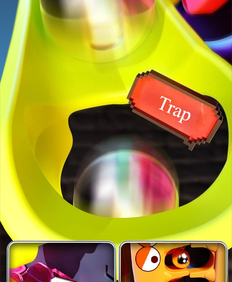 Educational Montessori Toys Multilayer Track Adventure Game Rail Rolling Ball Model Interactive Brain Kids Christmas gift