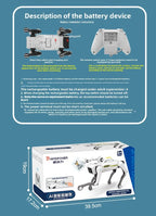 Teeggi Electric RC Intelligent Robot Dog Multifunction RC Mechanical Dog with turret Educational Toy Bionic Smart Robot Toy Gift