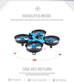 H36 Mini Drone 6-Axis Headless FPV Drones Pocket Remote Control Helicopter Plane RC Dron Quadcopter Toys Christmas Gift for Kids