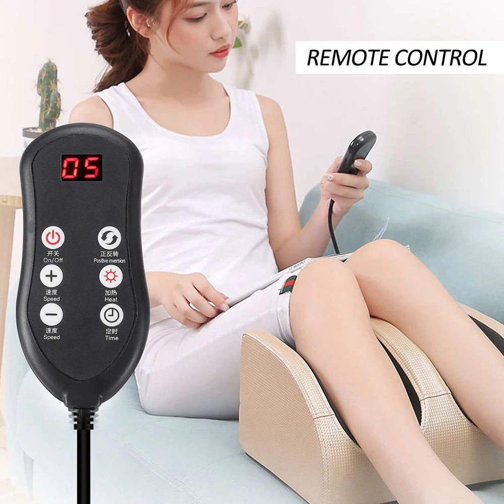 Electric Shiatsu Foot Massager with Heat – Kneading Roller UAE