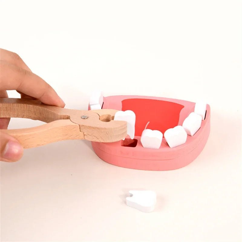 Educational Toys For Kids Toys Role Pretend Play Toy Wooden Pretend Play Doctor Children's Toy Girl Medical Simulation Toys Set