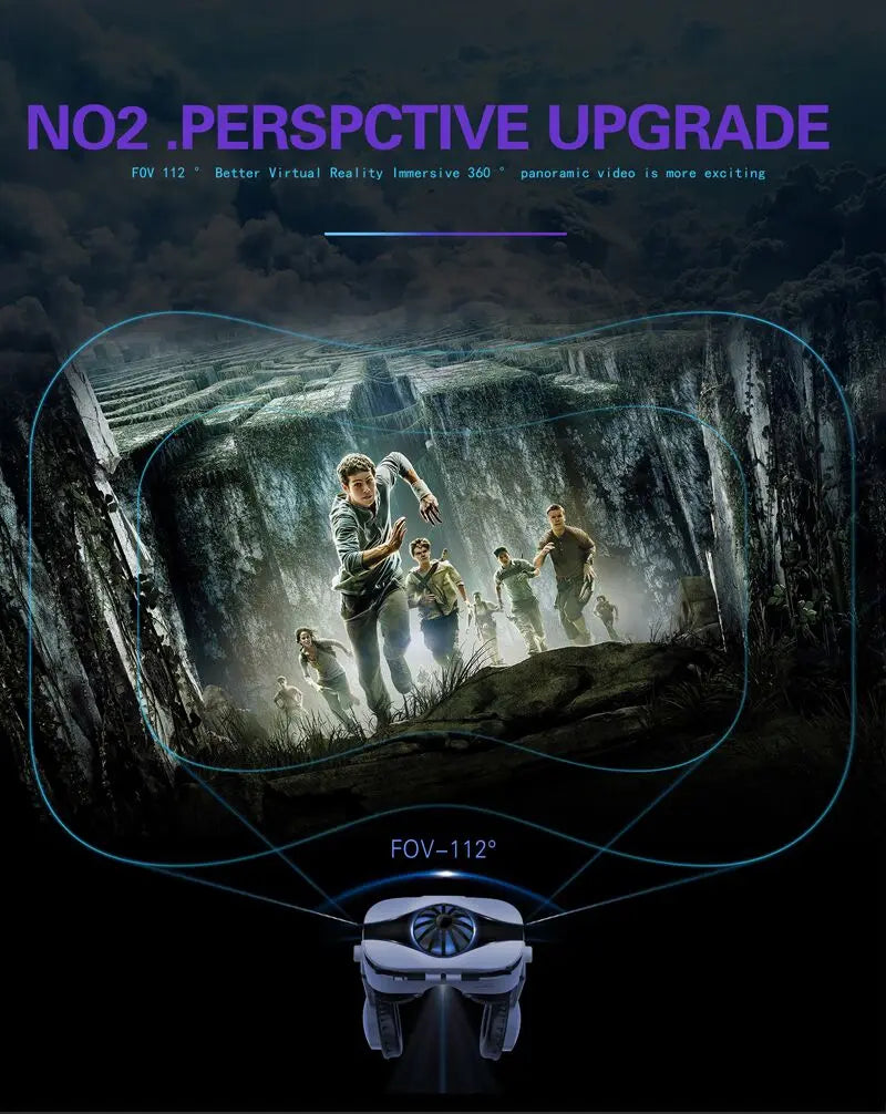 Shinecon Virtual Reality VR Glasses 3D Headset Viar Device Smart Helmet Lenses Goggle For Mobile Phone Cell Smartphone Headphone