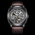 BENYAR Watch for Men Luxury Skeleton Tourbillon Automatic Mechanical Mens Watch 30M Waterproof Leather Strap Sports Reloj Hombre