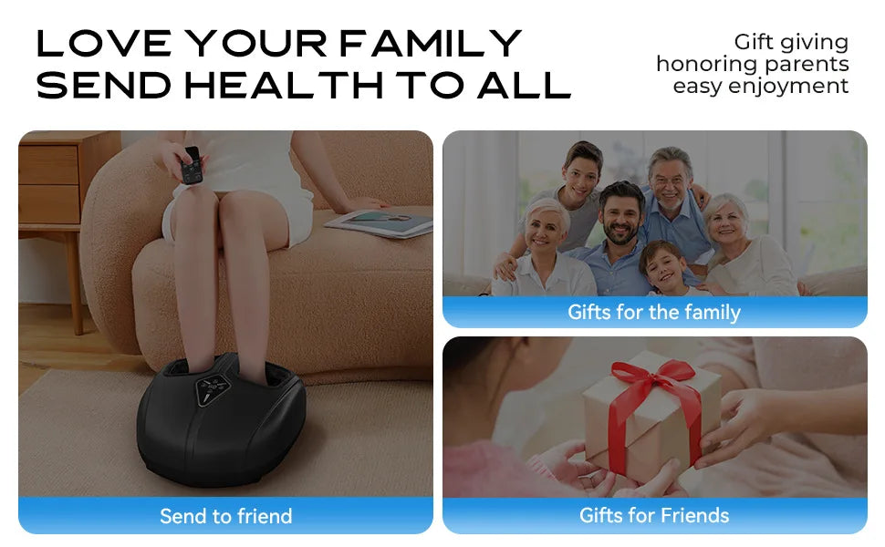 Premium Electric Shiatsu Foot Massager with Heat & Compression – UAE