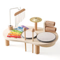 Wooden Musical Instruments Toys for Kids Xylophone Drum Aeolian Bells Percussion Baby Montessori Educational Toys Birthday Gifts