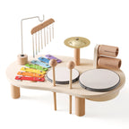Wooden Musical Instruments Toys for Kids Xylophone Drum Aeolian Bells Percussion Baby Montessori Educational Toys Birthday Gifts