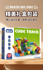 Educational Toys  Latest Assembly Magic Track Train Set Children'S Toys Non-Remote Control Rail Car Gift Box