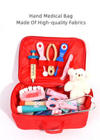 Educational Toys For Kids Toys Role Pretend Play Toy Wooden Pretend Play Doctor Children's Toy Girl Medical Simulation Toys Set