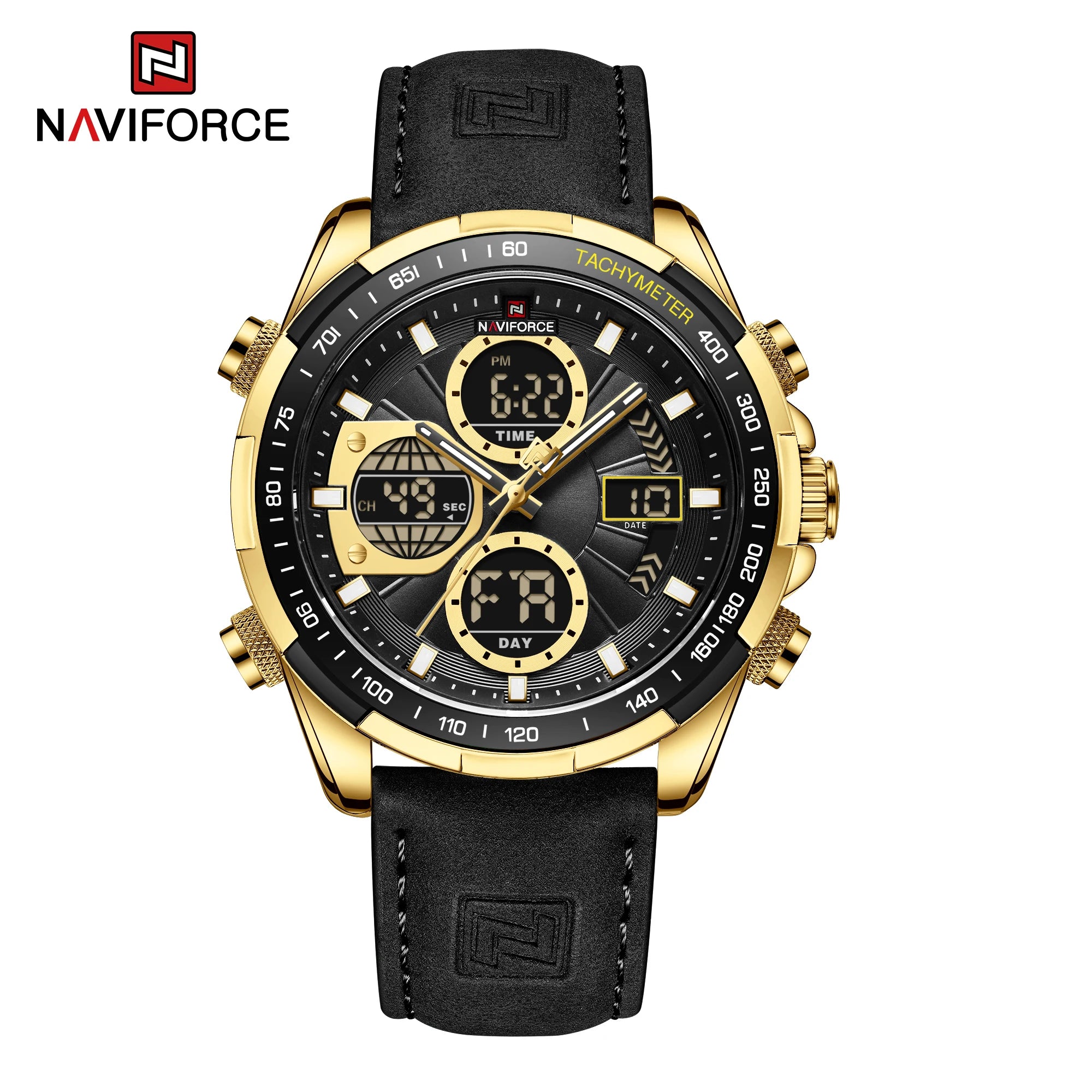 NAVIFORCE Fashion Military Watches for Men Luxury Original Sports Chronograph Watch Waterproof Quartz Clock Digital WristWatch