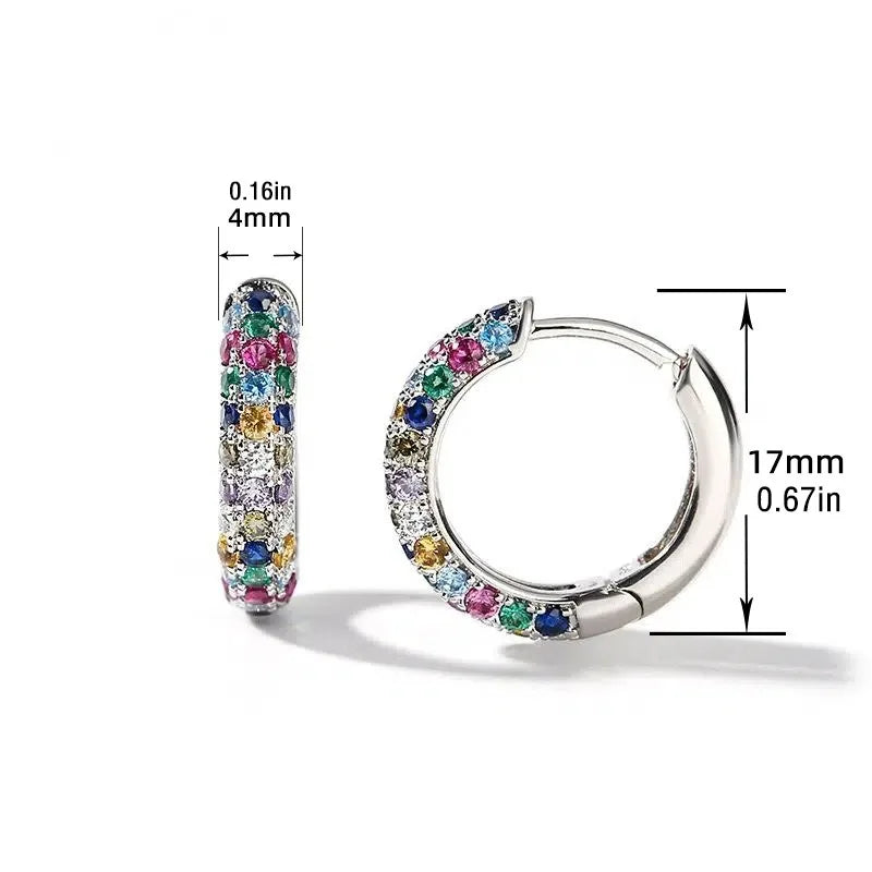 Mini Hoop Earrings Set for Women