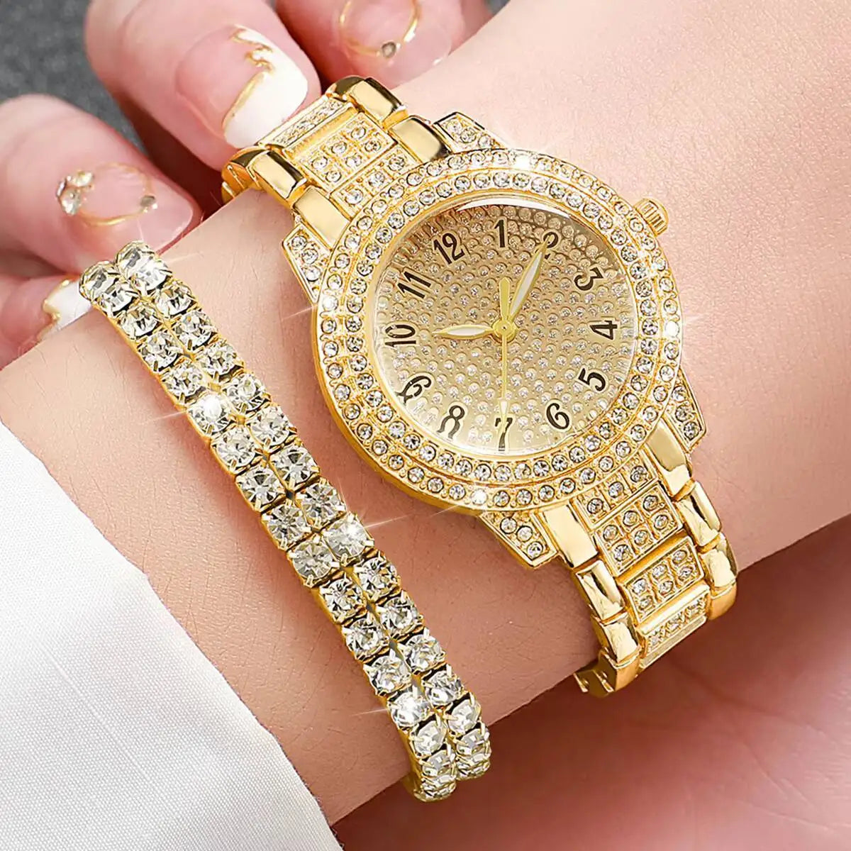 Women’s 5-Piece Watch & Jewelry Gift Set – Elegant Daily Style