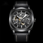 BENYAR Watch for Men Luxury Skeleton Tourbillon Automatic Mechanical Mens Watch 30M Waterproof Leather Strap Sports Reloj Hombre