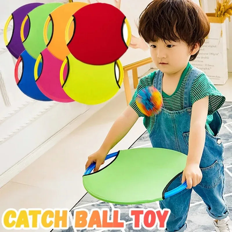 Outdoor Ball-catching Toys for Children Adults, Interactive and Cooperative Games, Elastic Disc Sports Toys Parent-child Parties