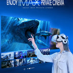 Shinecon Virtual Reality VR Glasses 3D Headset Viar Device Smart Helmet Lenses Goggle For Mobile Phone Cell Smartphone Headphone