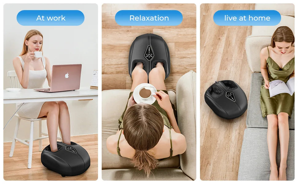 Premium Electric Shiatsu Foot Massager with Heat & Compression – UAE