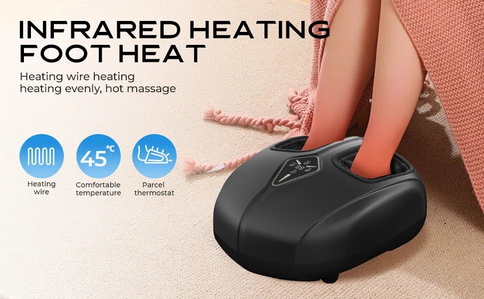 Premium Electric Shiatsu Foot Massager with Heat & Compression – UAE