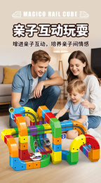 Educational Toys  Latest Assembly Magic Track Train Set Children'S Toys Non-Remote Control Rail Car Gift Box