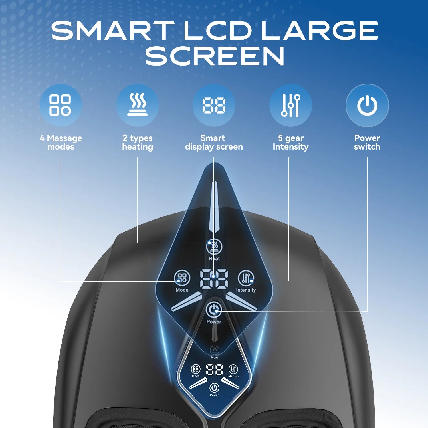 Premium Electric Shiatsu Foot Massager with Heat & Compression – UAE